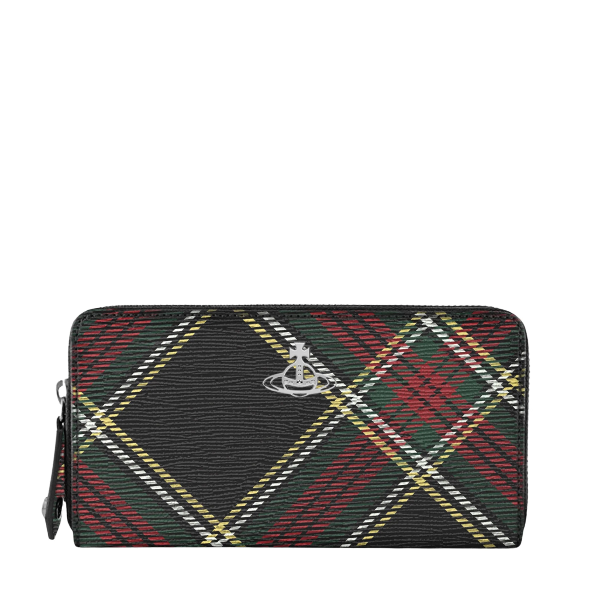 Womens Vivienne Westwood Chelsea Tartan Classic ZA Purse
