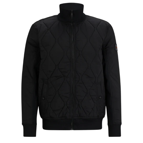 Mens BOSS Black Zequilt Jacket
