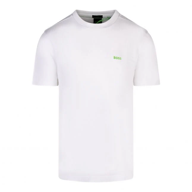 Mens BOSS White Tee S/s T Shirt