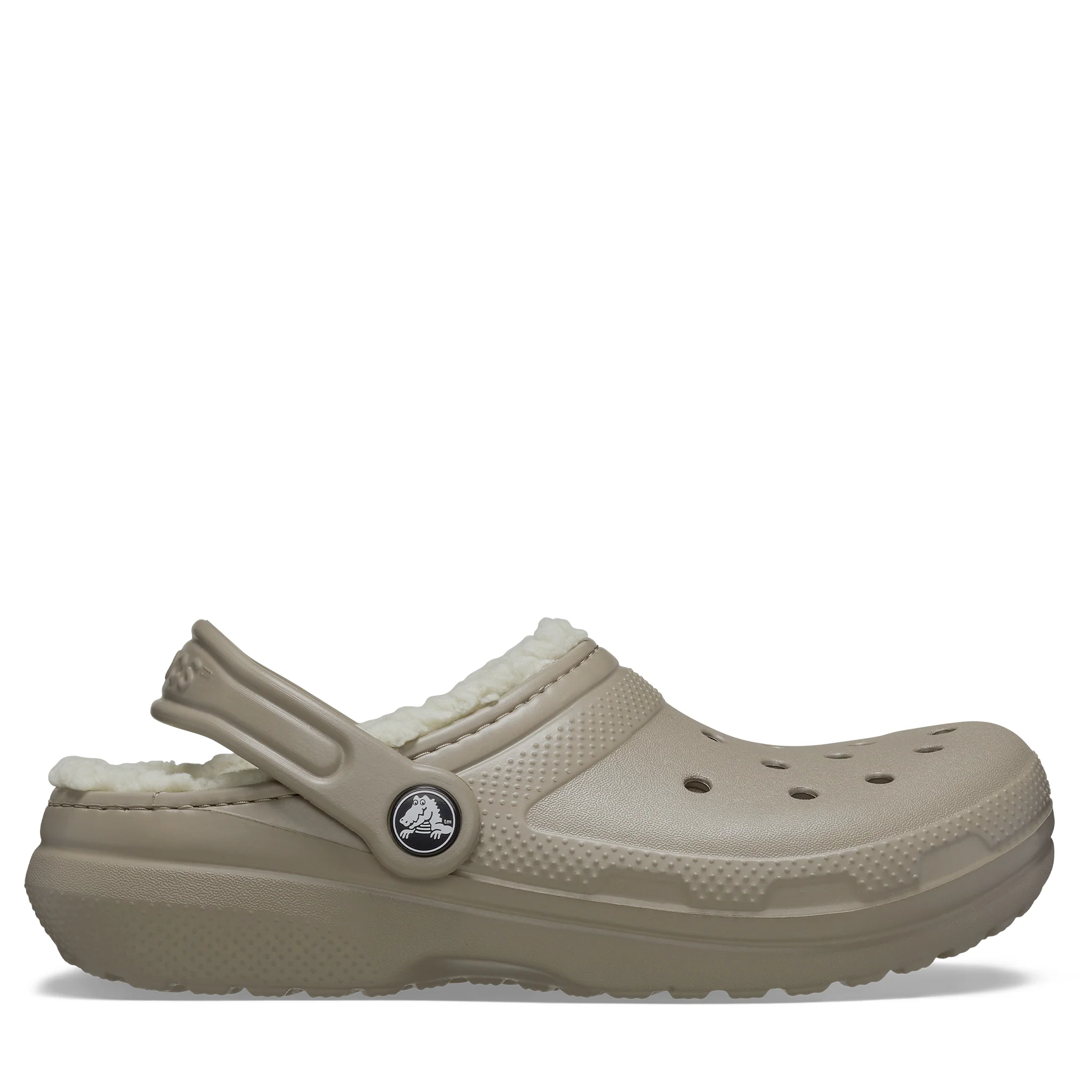 Kids Crocs Mushroom/Bone Classic Lined Clog