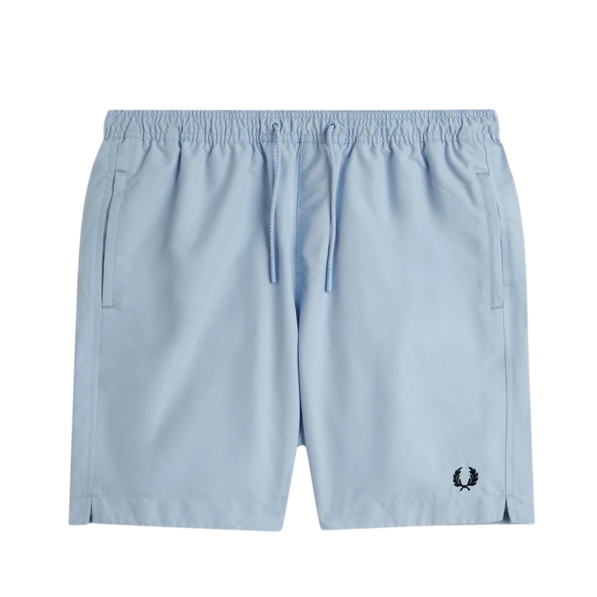 Mens Fred Perry Light Smoke Blue Classic Swim Shorts