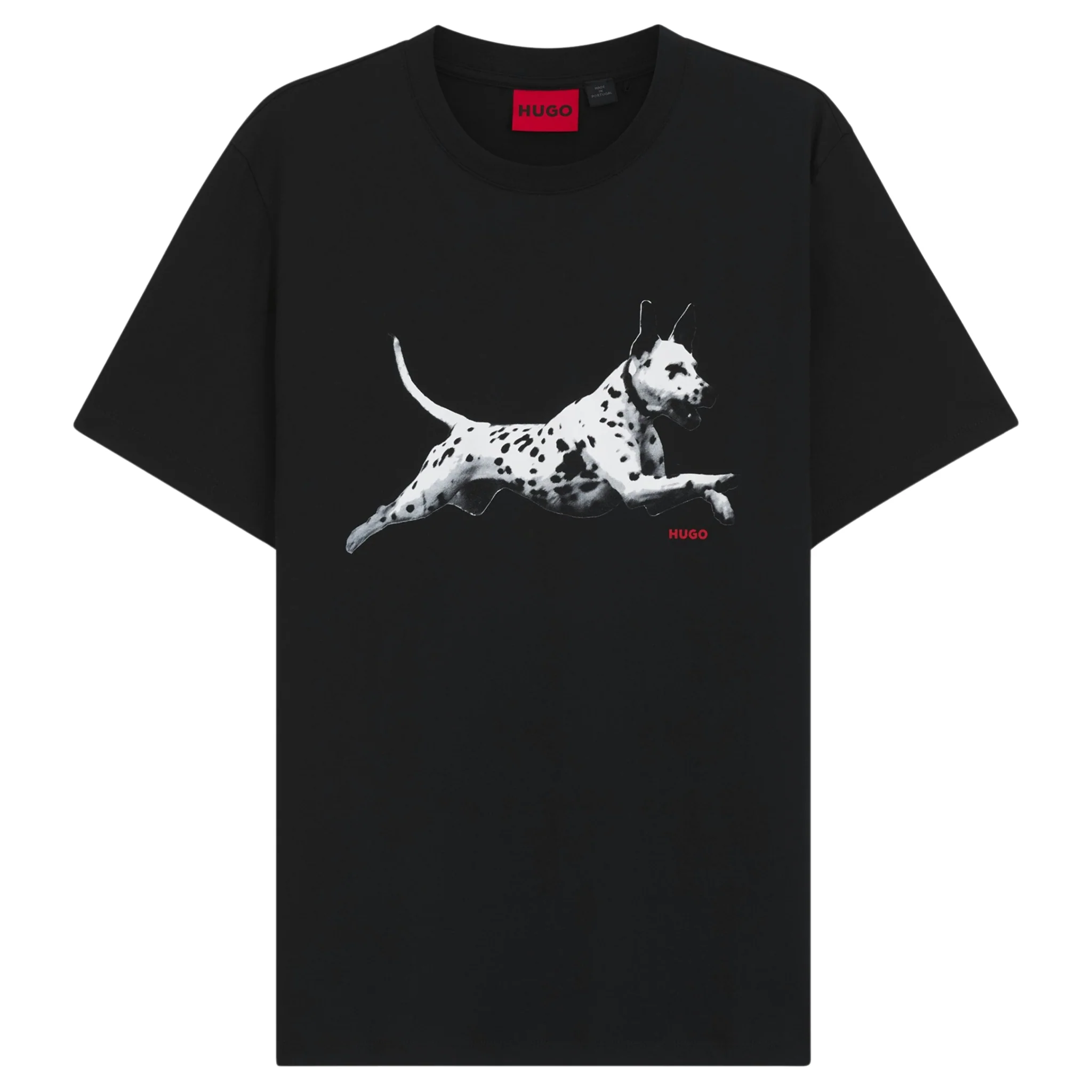 Mens HUGO Black Dirunn S/s T Shirt