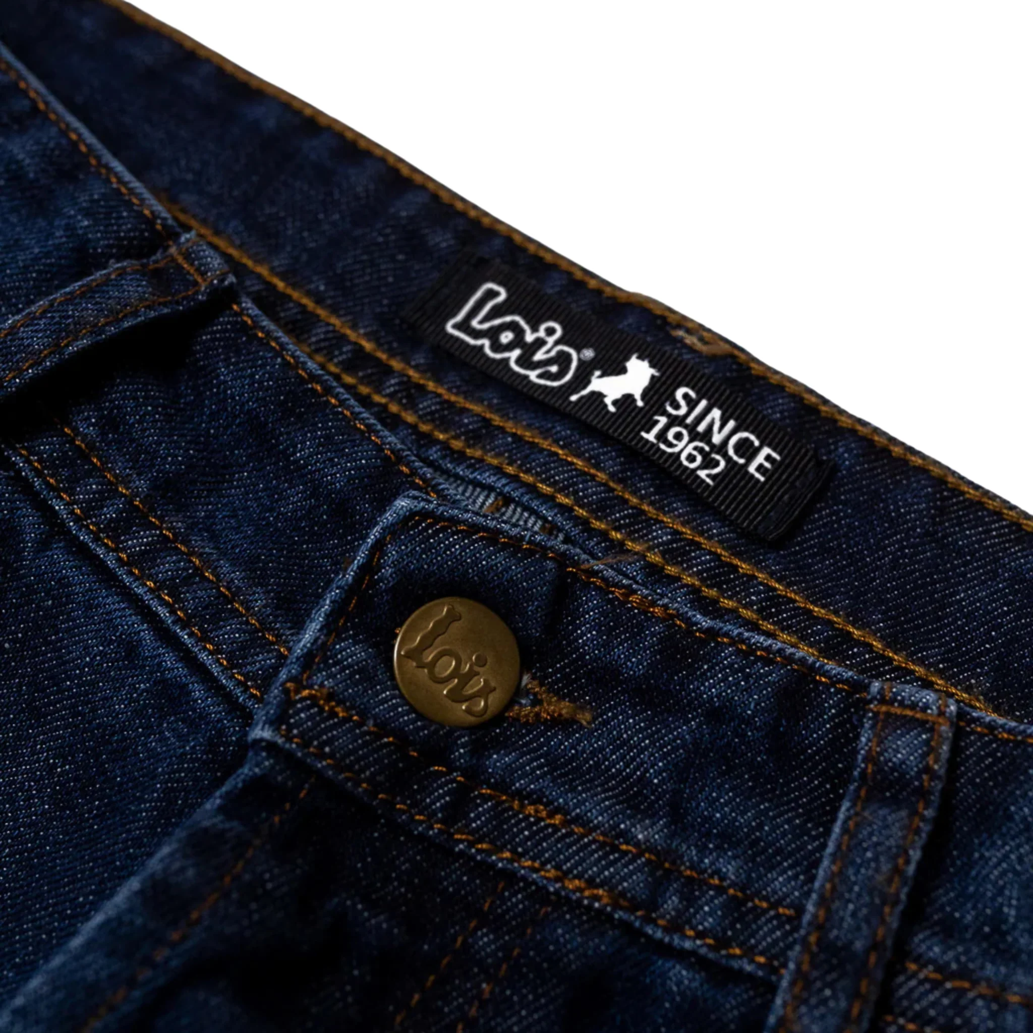 Mens Lois Dark Stone Wash Marvin Regular Fit Jeans - Image 3