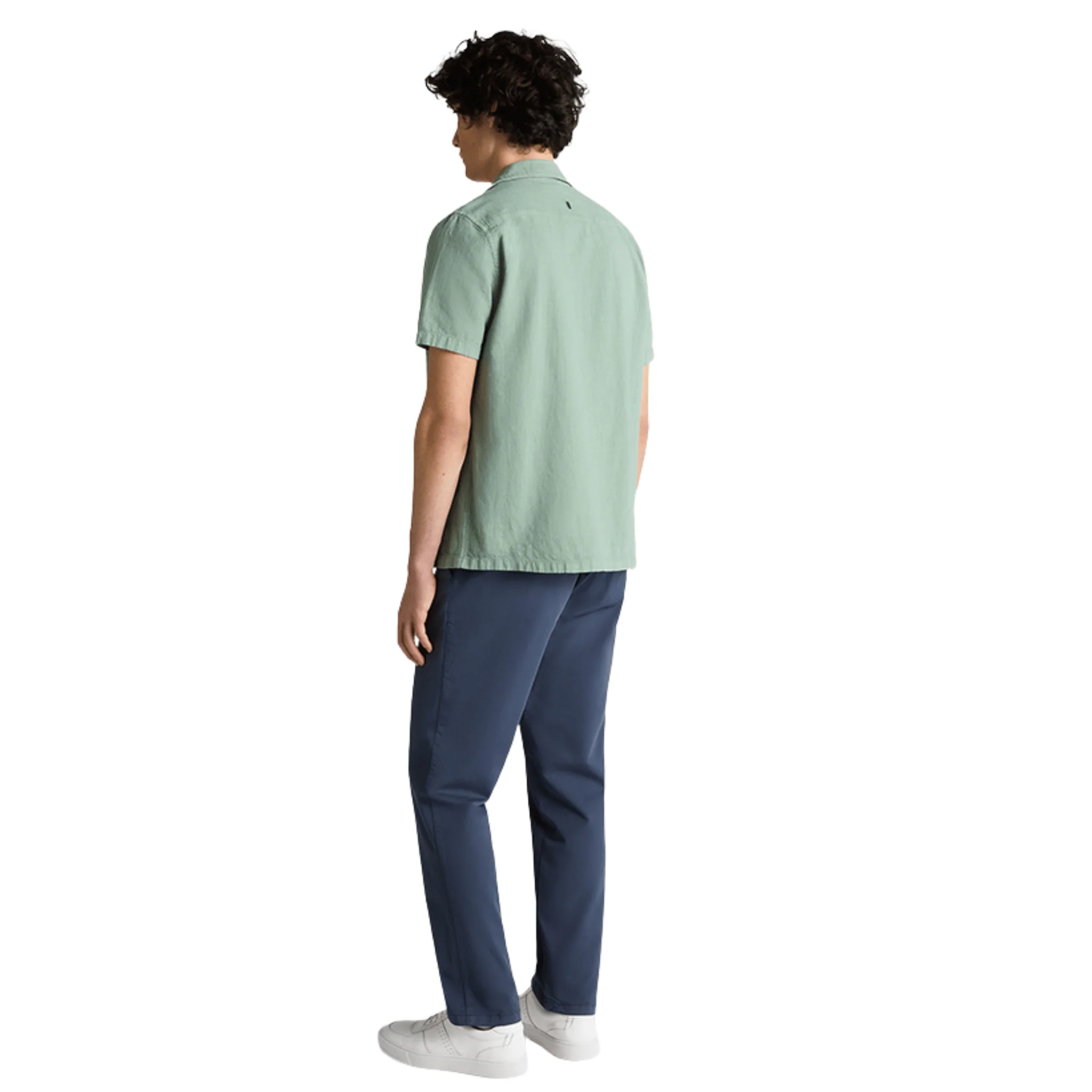 Mens Remus Uomo Green Casual S/s Shirt - Image 5