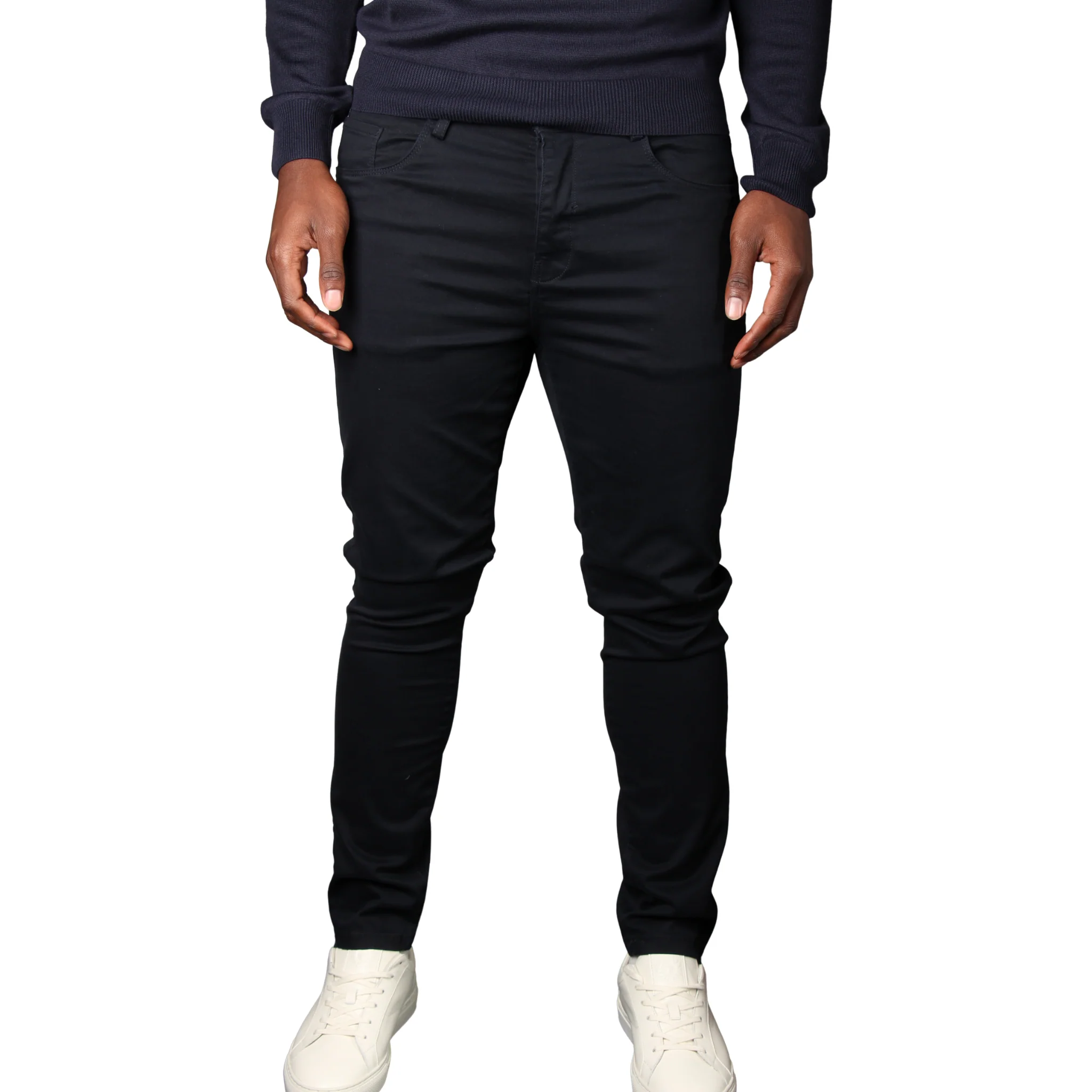 Mens SEINSE Navy 5 Pocket Trousers