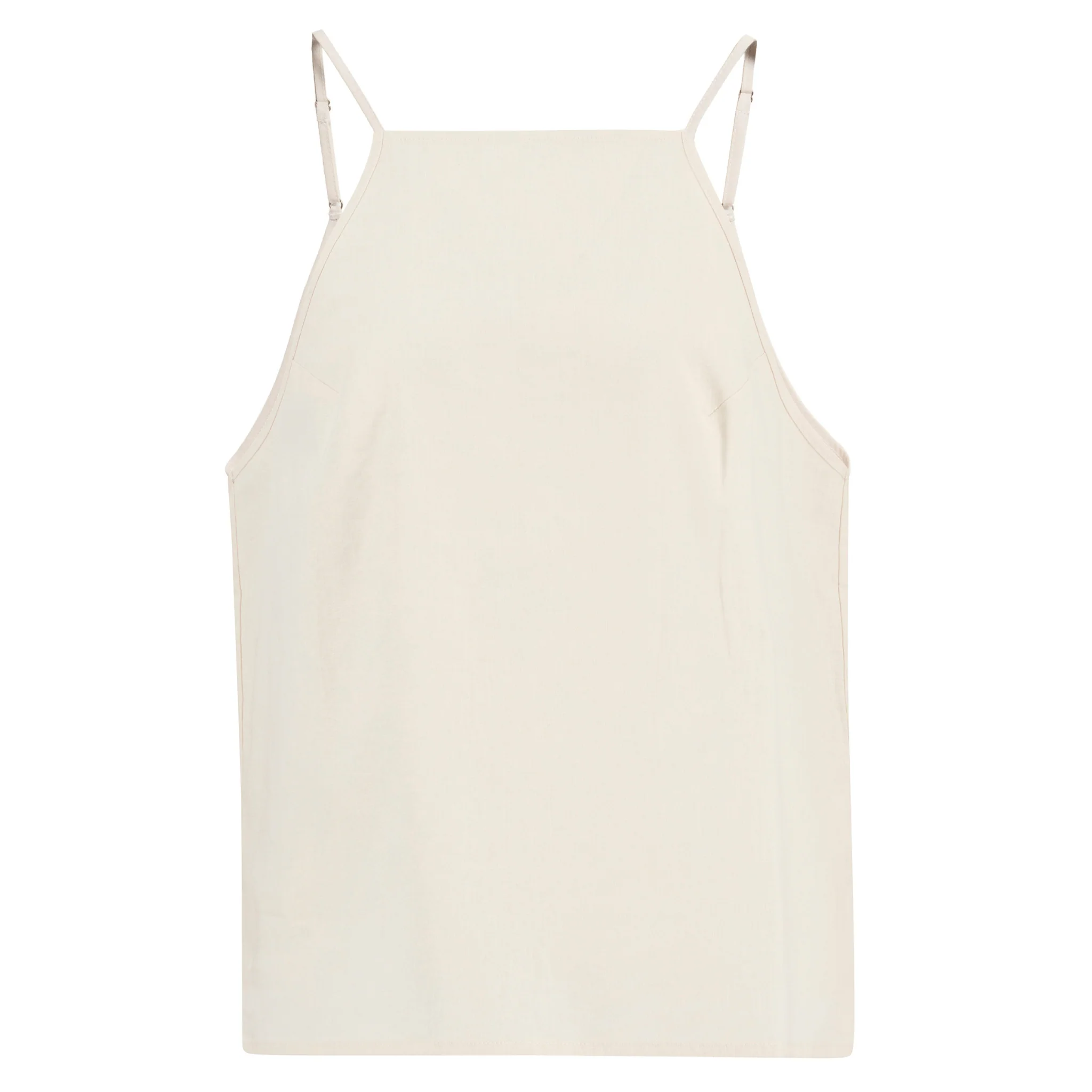 Womens Barbour International Ecru Adriana Linen Cami Top