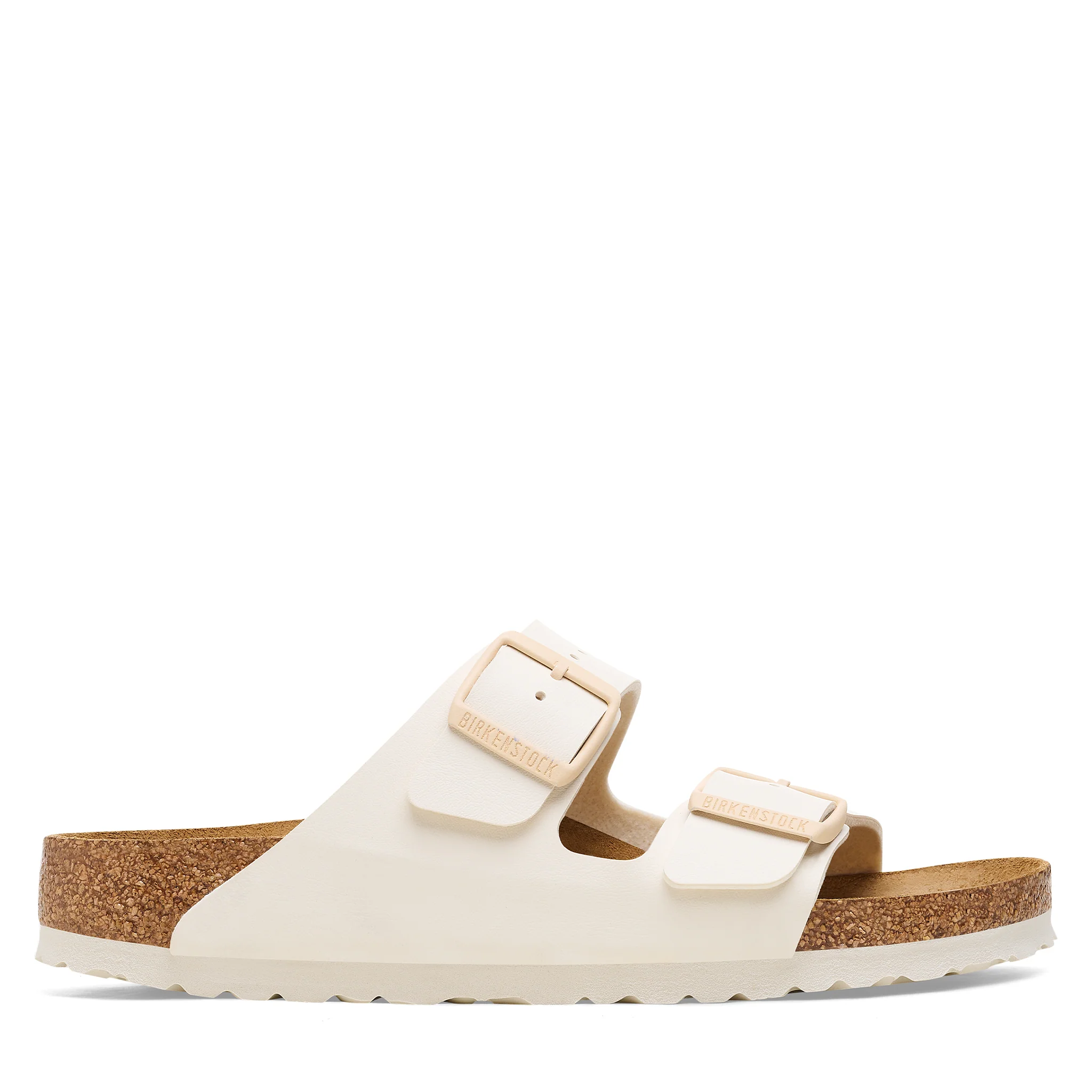 Womens Birkenstock Eggshell Arizona Birko-Flor