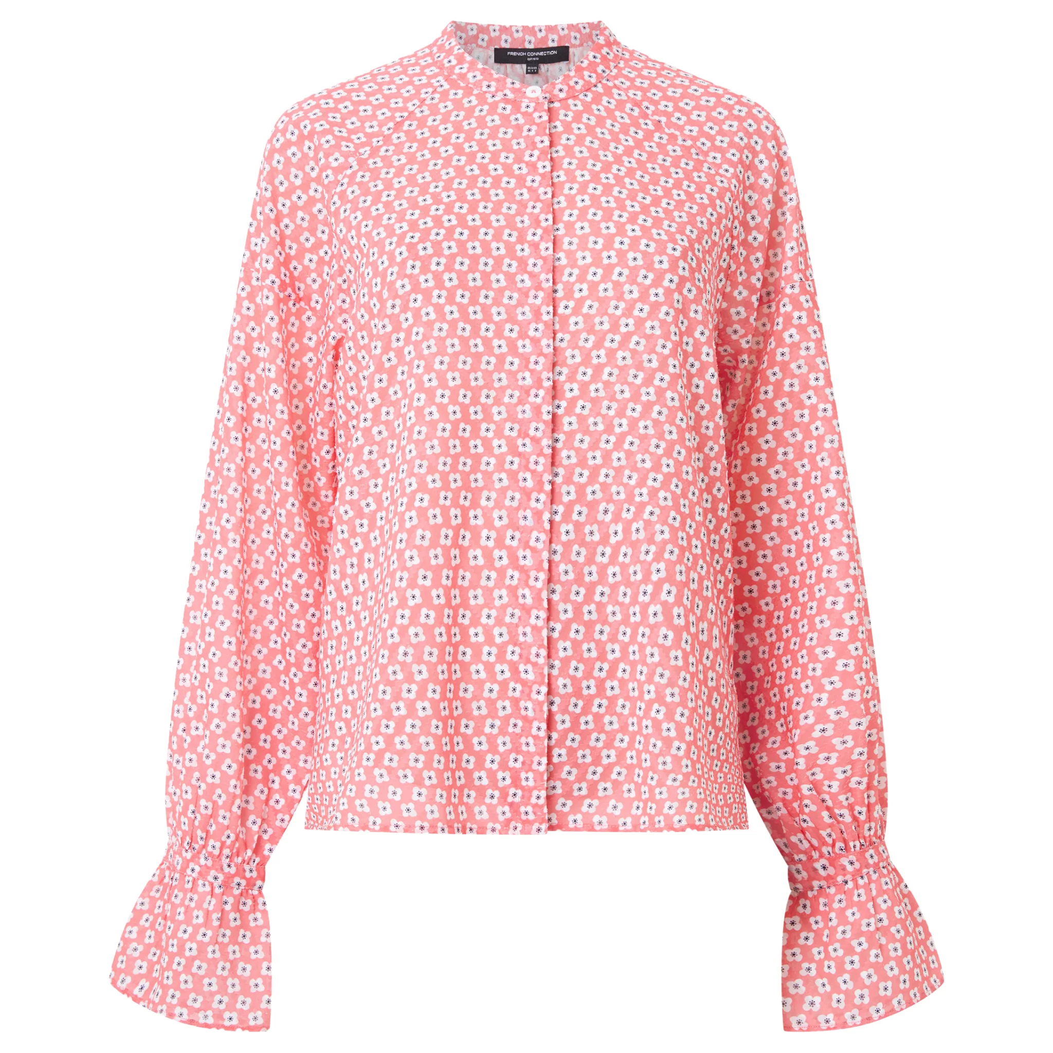Womens French Connection Raspberry Pink Abilene Blouse
