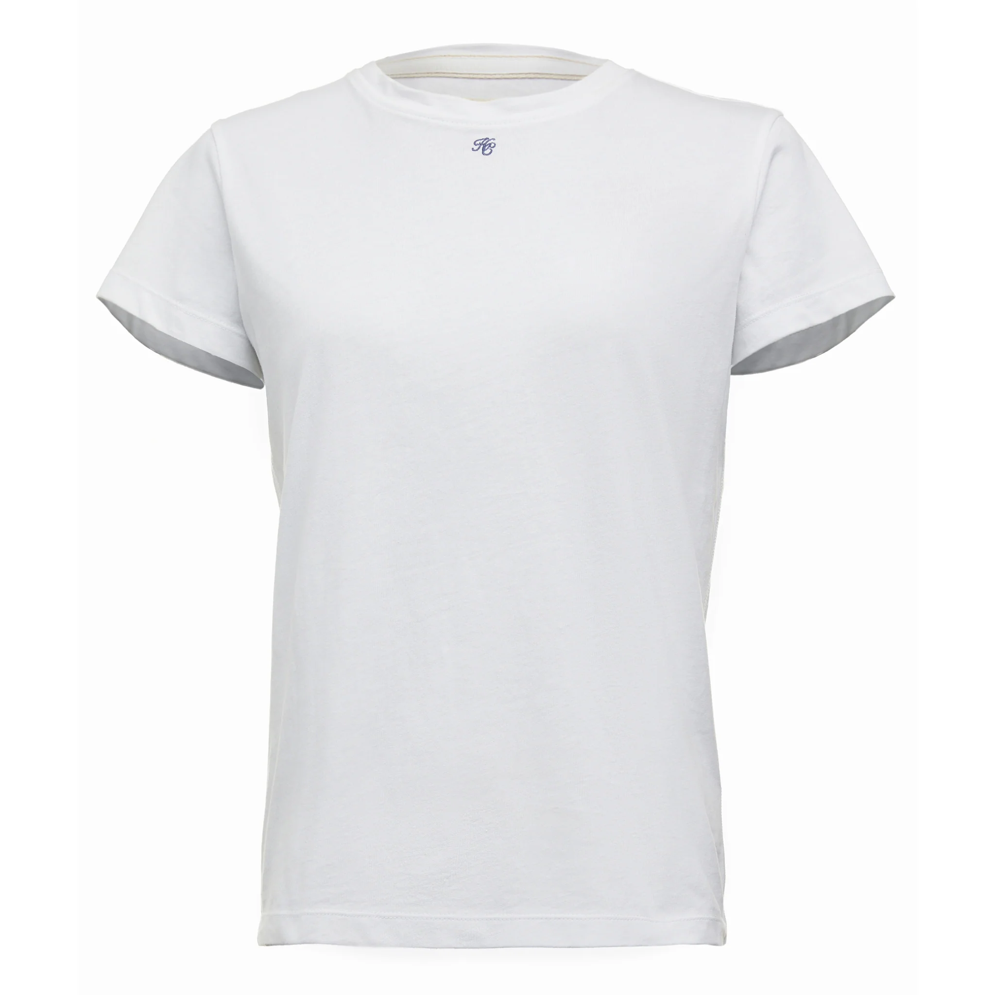 Womens Holland Cooper White Monogram Tee
