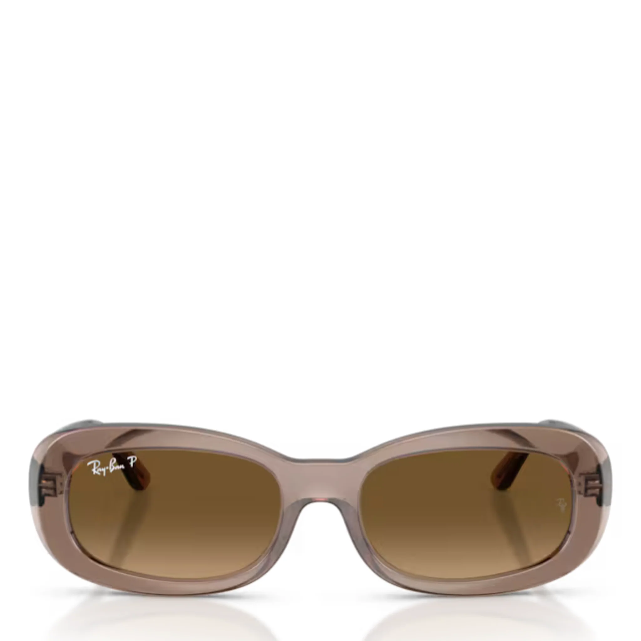 Womens Ray-Ban 6827M2 Transparent Beige RB2221 Polarized Sunglasses
